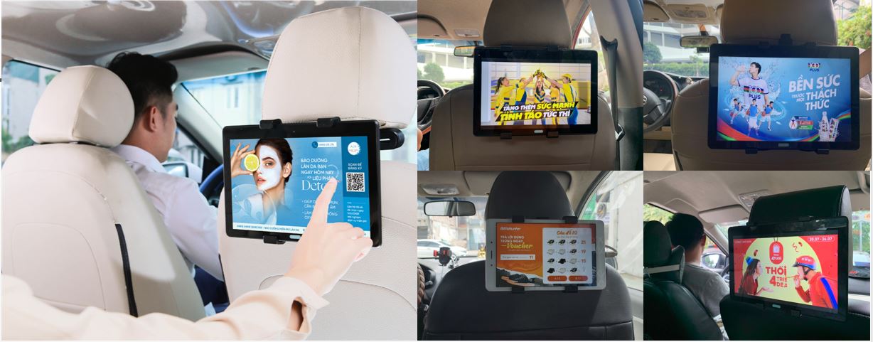 quảng cáo tablet taxi