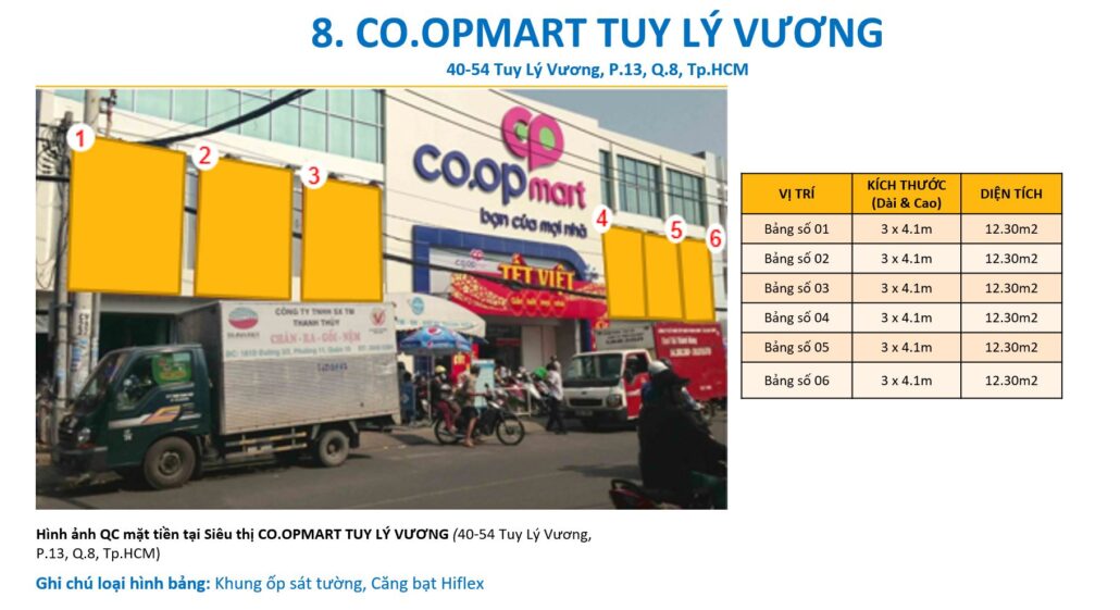 quảng cáo siêu thị Coopmart
