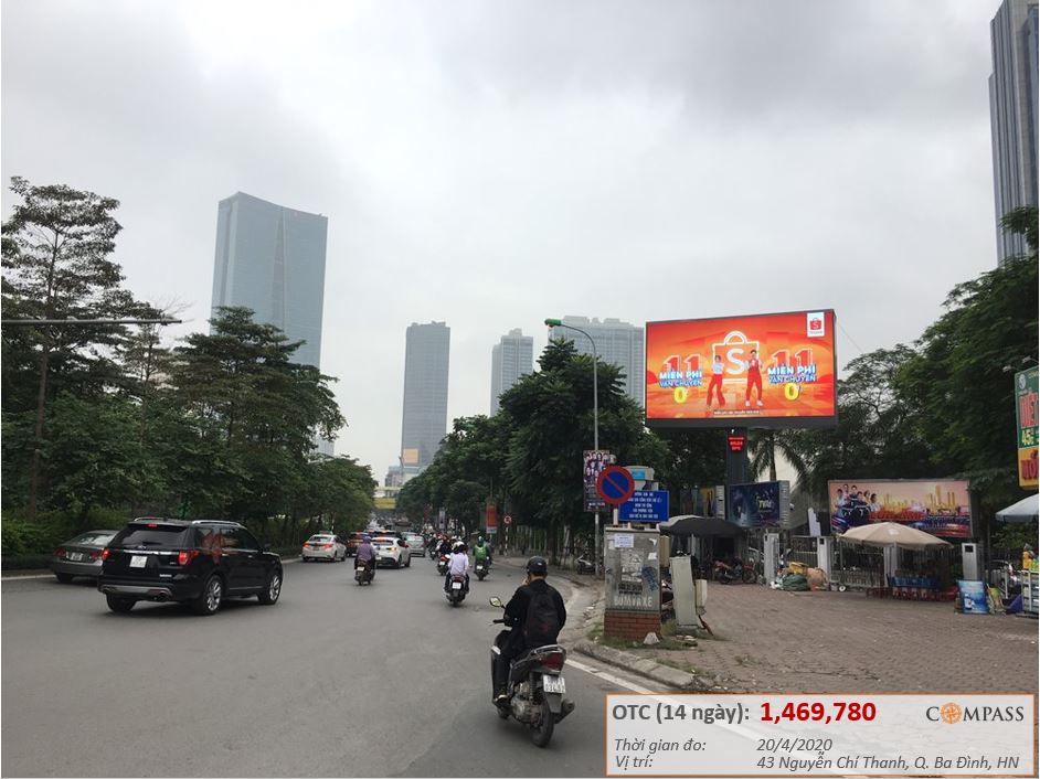 Quảng cáo LED ngoài trời 43 Nguyễn Chí Thanh