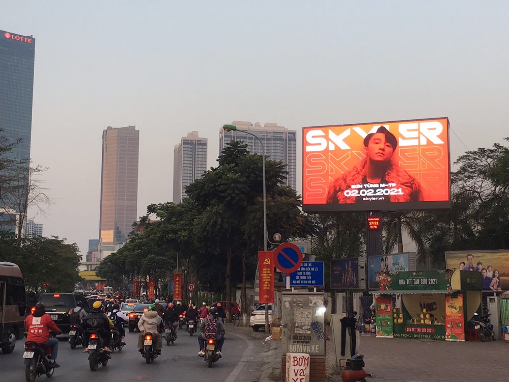 Quảng cáo LED ngoài trời 43 Nguyễn Chí Thanh, hà Nội