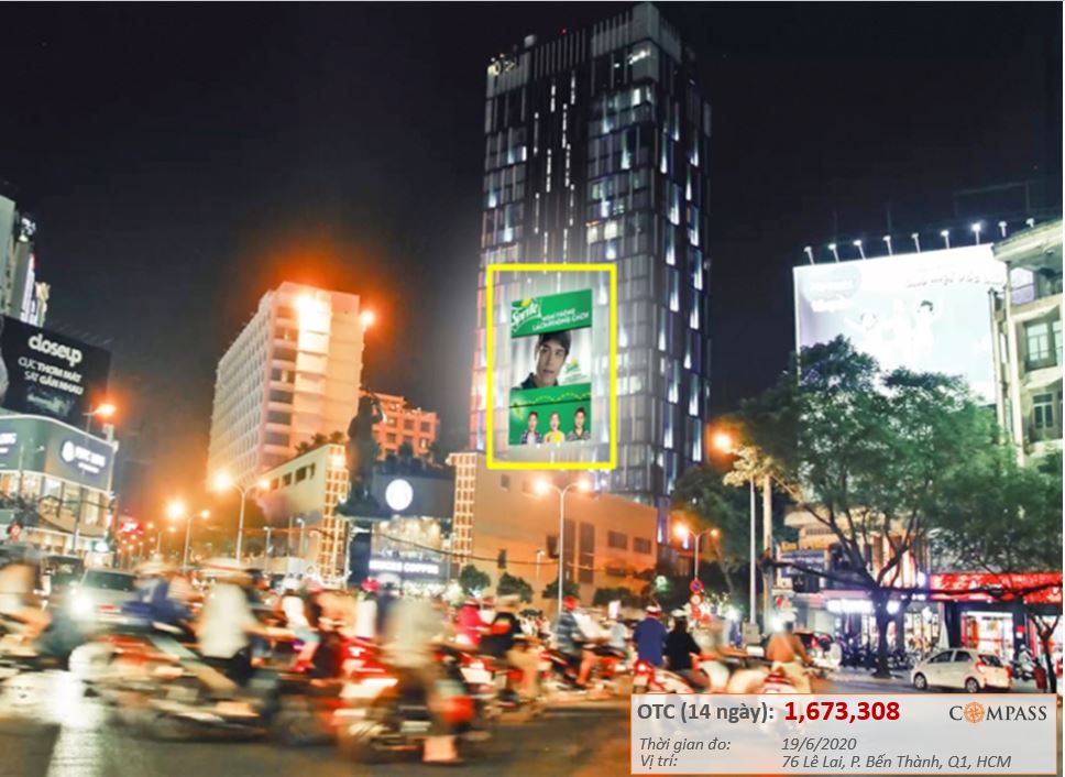 Quảng cáo LED ngoài trời tòa nhà AB, 76 Lê Lai, HCM