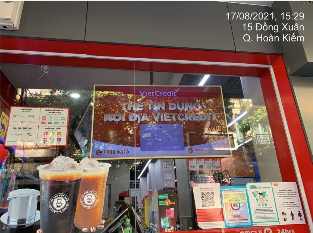 quảng cáo TVC ngoài cửa Circle K