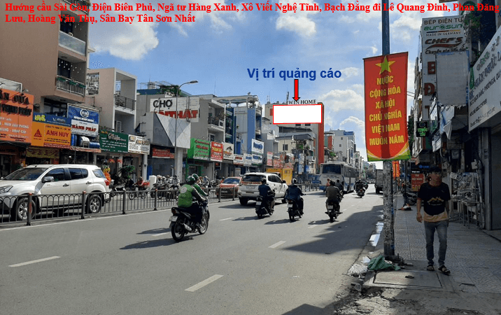 Bảng quảng cáo ngoài trời 177 Bạch Đằng, phường 15, quận Bình Thạnh, Hồ Chí Minh