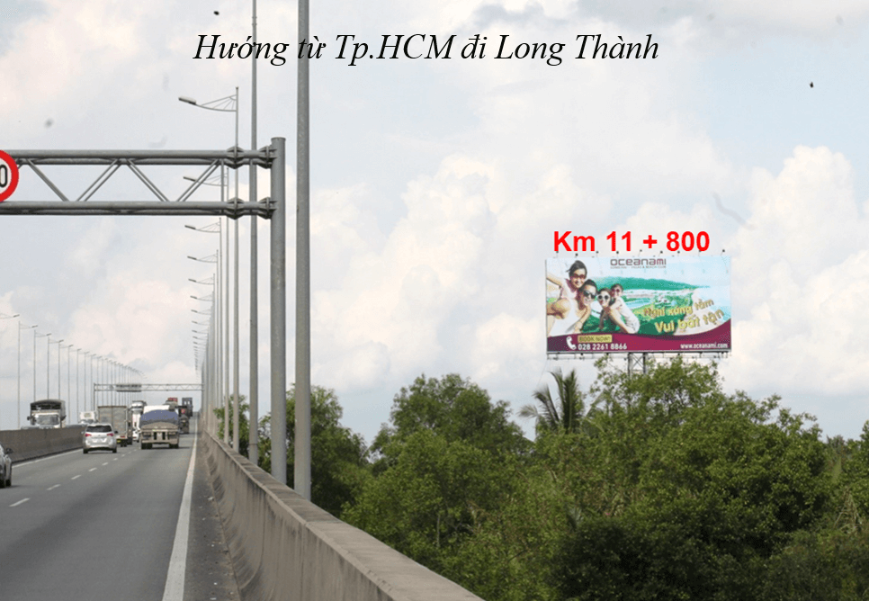 Bảng quảng cáo ngoài trời CAO TỐC TP.HCM – LONG THÀNH (Km 11 + 800), quận 9, Hồ Chí Minh
