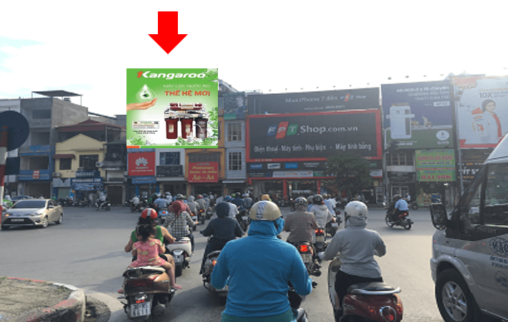 Bảng quảng cáo ngoài trời 156 Lê Duẫn, quận Hoàn Kiếm, Hà Nội