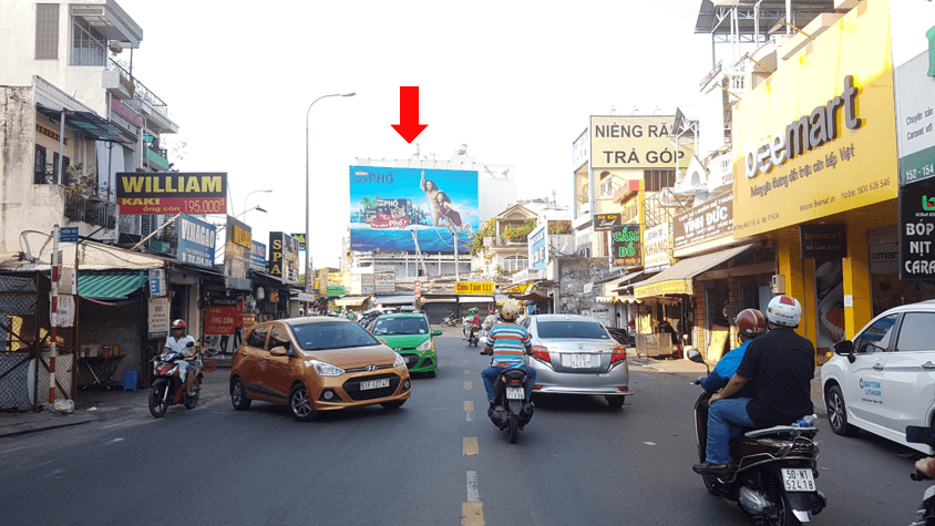 Bảng quảng cáo ngoài trời 186 Thống Nhất, Phường 10, quận Gò Vấp, Hồ Chí Minh