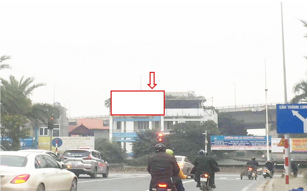 Bảng quảng cáo ngoài trời 36 An Dương Vương- cầu Nhật Tân, quận Tây Hồ, Hà Nội