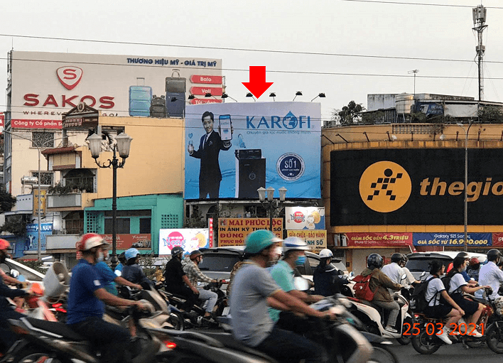 Bảng quảng cáo ngoài trời 497/1 Nguyễn Văn Luông, quận.6, Hồ Chí Minh