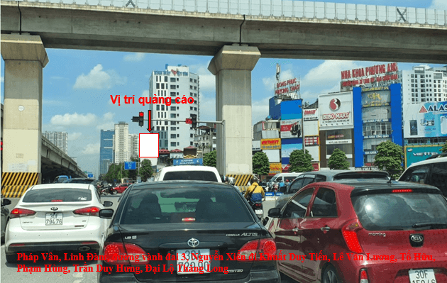 Bảng quảng cáo ngoài trời 8 Khuất Duy Tiến, ngã tư Khuất Duy Tiến, Nguyễn Trãi, Nguyễn Xiển, quận Thanh Xuân, Hà Nội