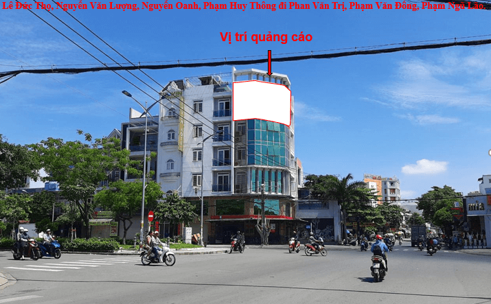 Bảng quảng cáo ngoài trời ngã 4 Lê Đức Thọ-Phạm Huy Thông, quận Gò Vấp, Hồ Chí Minh