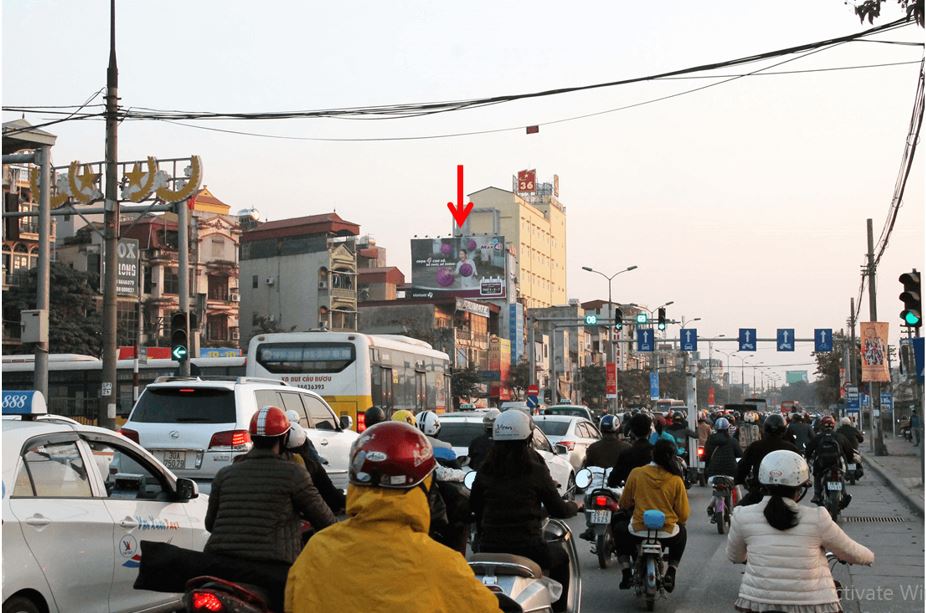 Bảng quảng cáo ngoài trời ngã 3 Giải Phóng - Trương Định, quận Hoàng Mai, Hà Nội