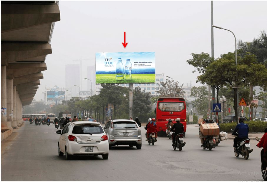 Bảng quảng cáo ngoài trời ngã 3 Hồ Tùng Mậu - Nguyễn Cơ Thạch, quận Từ Liêm, Hà Nội