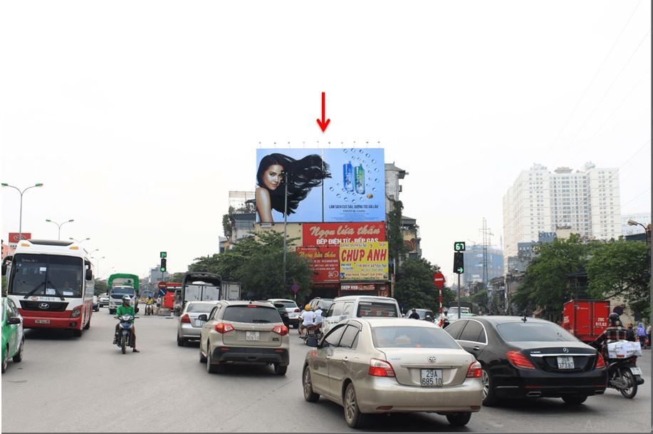 Bảng quảng cáo ngoài trời ngã ba Minh Khai – Nguyễn Khoái, quận Hai Bà Trưng, Hà Nội