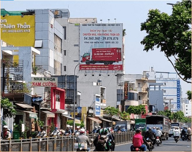 Bảng quảng cáo ngoài trời ngã ba Lũy Bán Bích - Thạch Lam, quận Tân Phú, Hồ Chí Minh