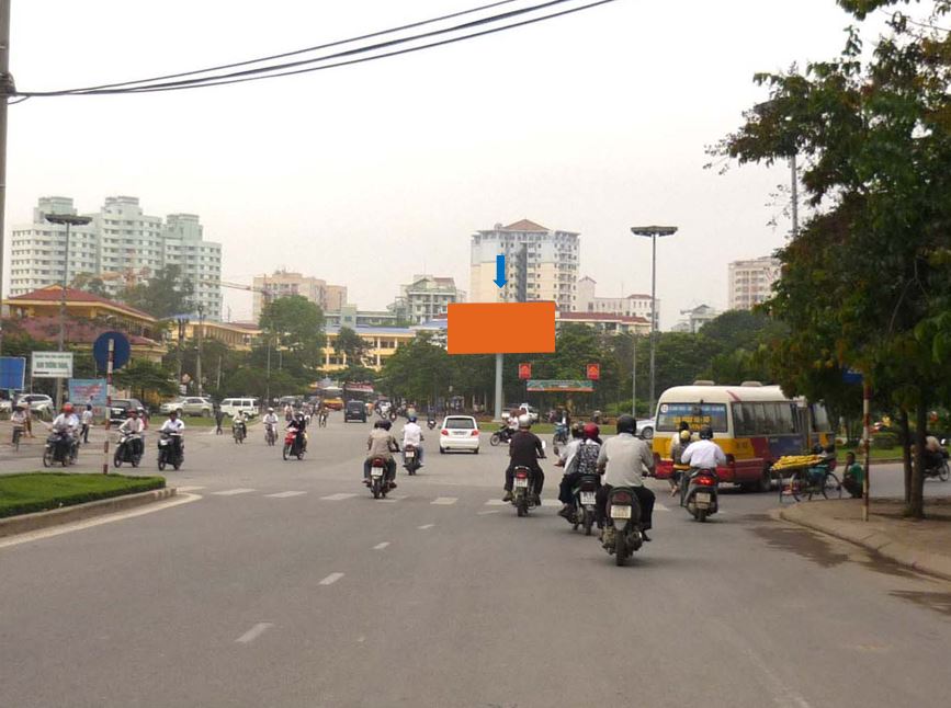 Outdoor billboard on Nguyen Khanh Toan street, Dich Vong ward, Cau Giay district, Hanoi