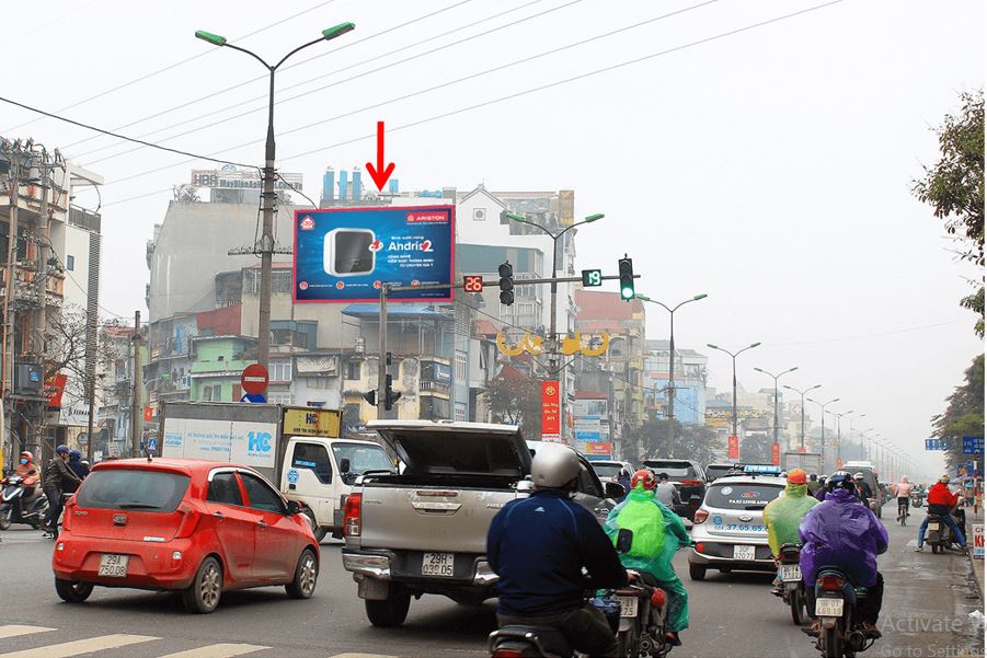 Bảng quảng cáo ngoài trời Sông Sét, quận Hoàng Mai, Hà Nội