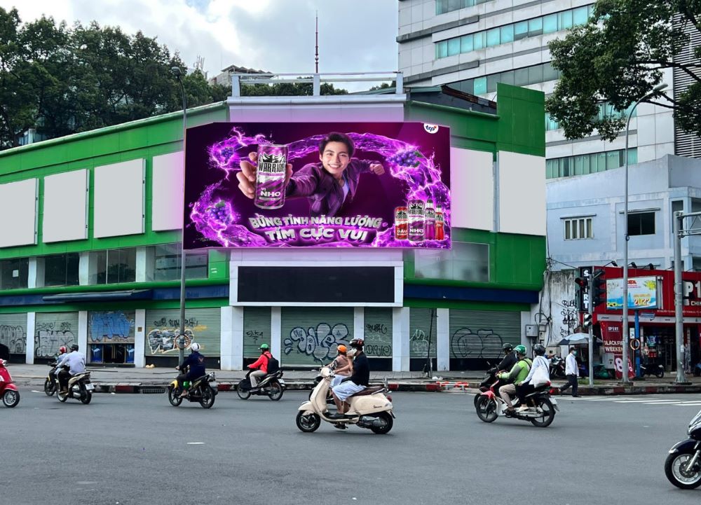 màn hình LED ngã 4 Nguyễn Thị Minh Khai - CMT8