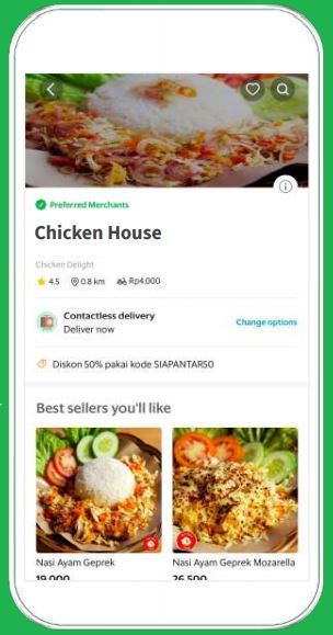 quảng cáo trong App Grab