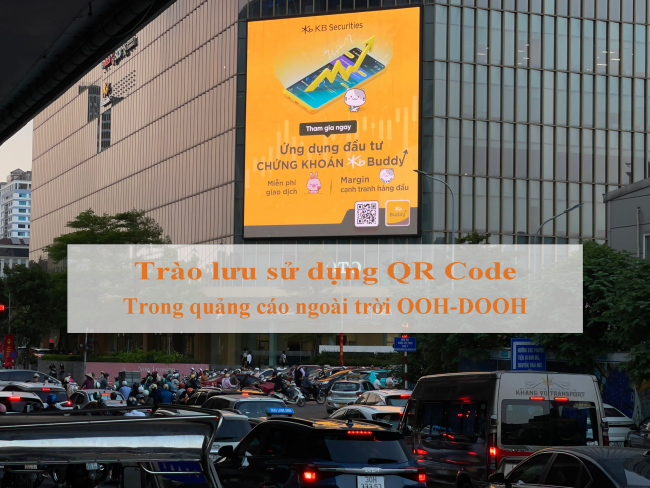 QR Code trong quảng cáo ngoài trời OOH-DOOH
