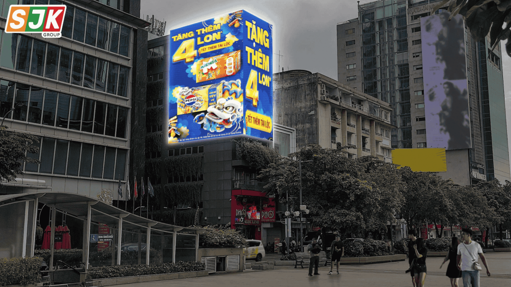 Màn hình quảng cáo ngoài trời LED 3D 20 Nguyễn Huệ