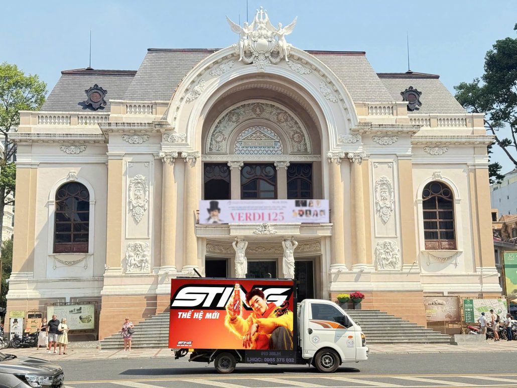 quảng cáo mới - xe tải LED di động - SJK Group